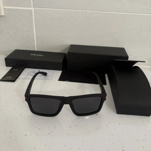 Prada men black red - red, linea