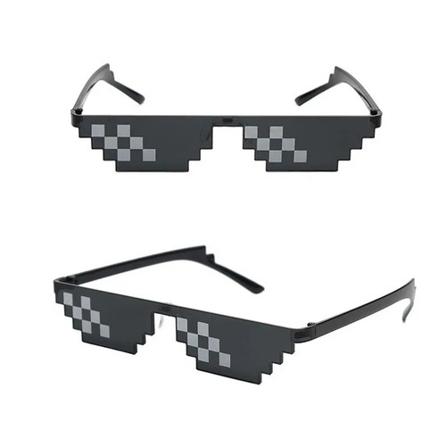 Mosaic pixel sunglasses retro - pixel,