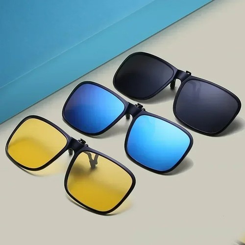 Polarized clip sunglasses - polarized, on