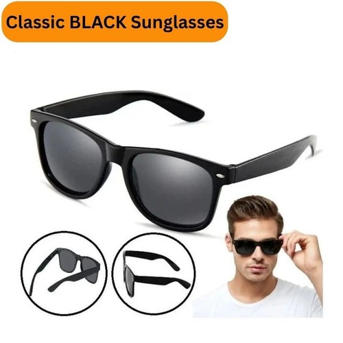 Classic black sunglasses lens - sunglasses,
