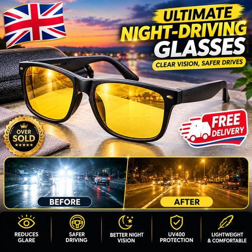 Night driving glasses with - driving,